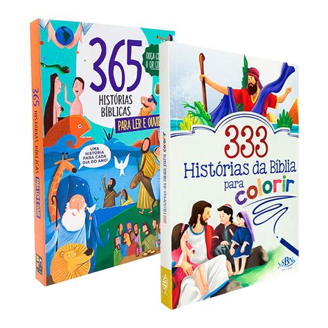 Kit Livros Hist Rias Da B Blia Para Colorir Sbn Livraria