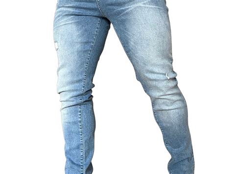 Nona Light Blue Slim Fit Jeans For Men Sarman Fashion Wholesale