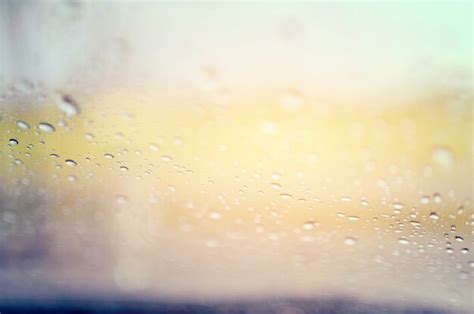 Premium Photo | Rain drops on the car glass