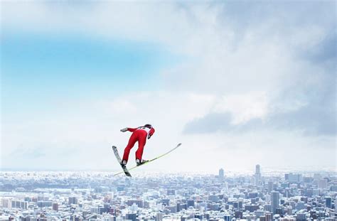 Awesome Ski Jumping Photo From Japan - Business Insider