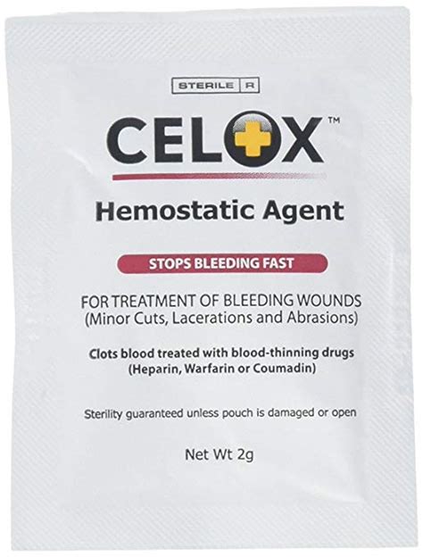 Celox Hemostatic Agent High Speed Tactical And Safety Solutions Llc