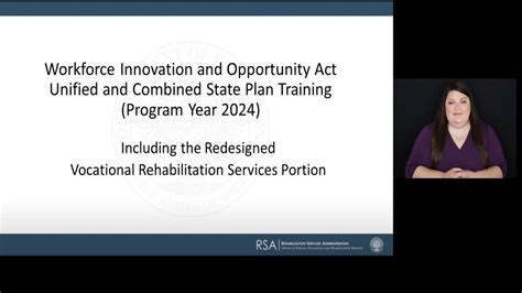 Wioa Unified And Combined State Plan Training For Program Year