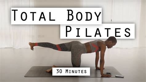 Total Body Pilates Min Home Workout Youtube