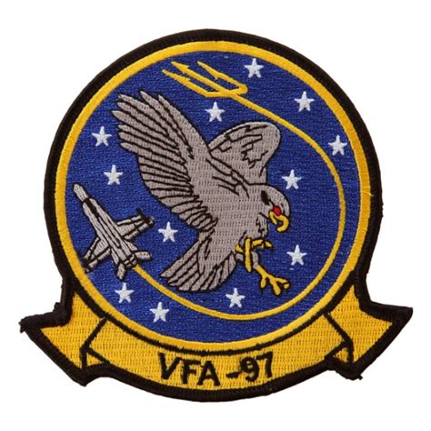 Navy Strike Fighter Squadron Vfa 97 Patch Flying Tigers Surplus