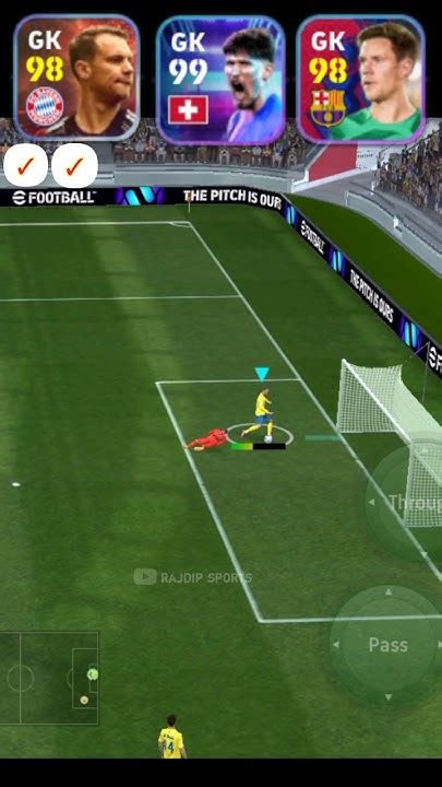 World S Best Goalkeeper Stunning Short Challenge In🔥 Efootball24 Pes Viral Shorts