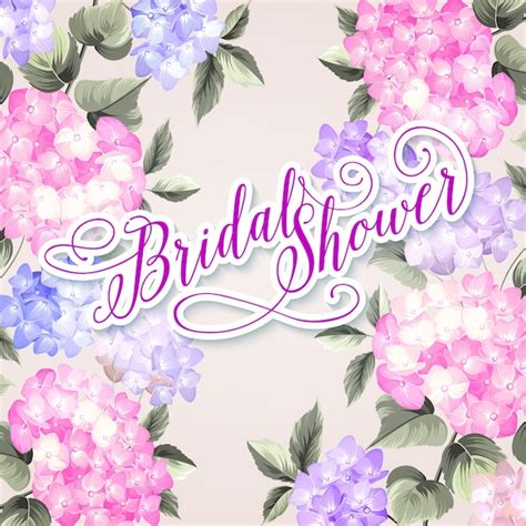 Premium Vector | Bridal shower background