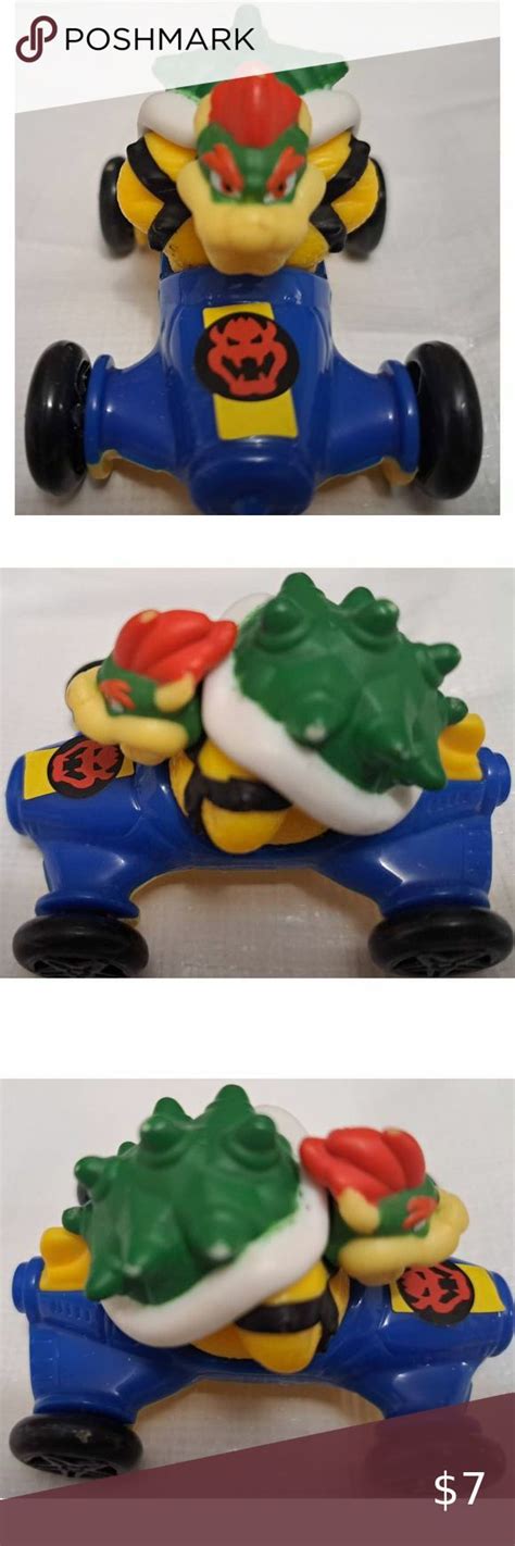 Nintendo Mario Kart 2022 McDonalds Bowser Race Car Happy Meal Toy King