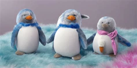 D Precious Moments Plush Penguin With Realistic Fur Stable