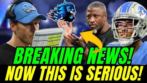 🛑nobody Was Expecting This This Was Amazing Detroit Lions News Today