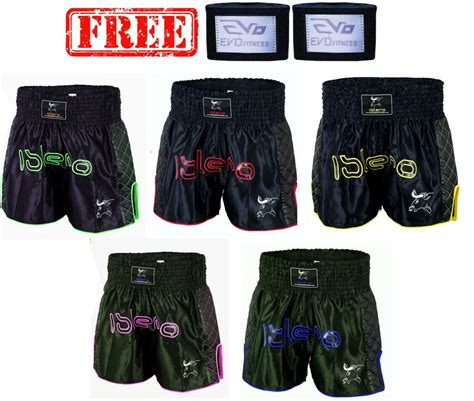 Evo Muay Thai Fight Shorts Mma Kick Boxing Grappling Martial Arts Gear Ufc Men H Ebay