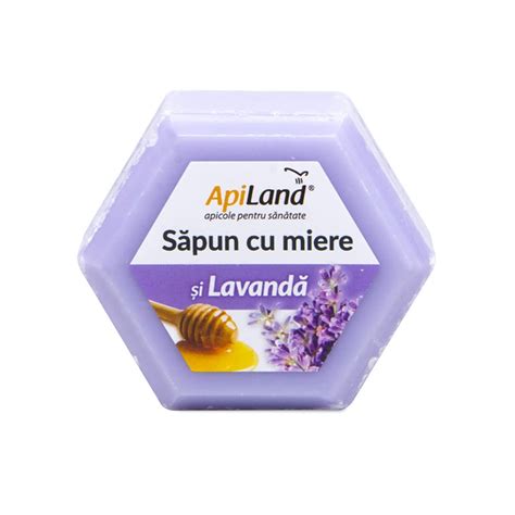 Sapun Cu Miere Si Lavanda 100 G Apiland Farmacia Tei Online