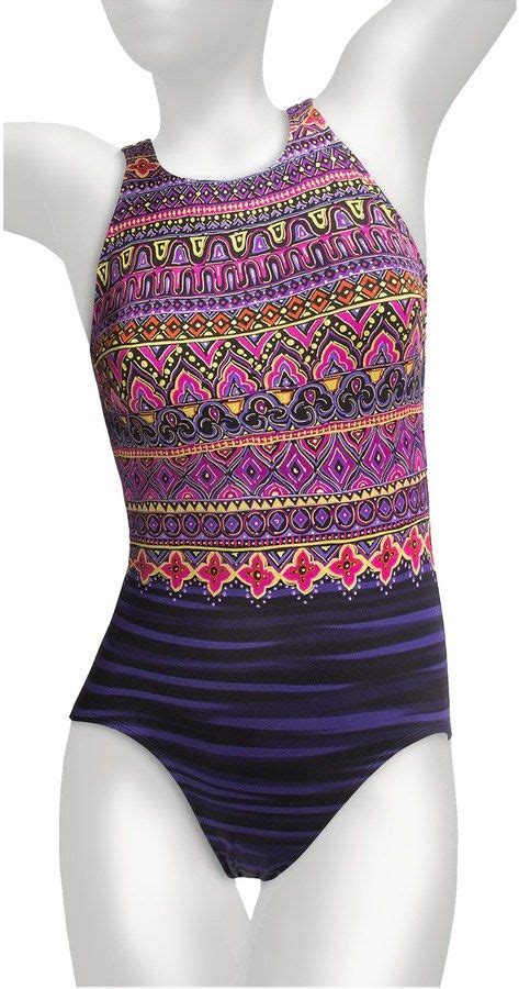 Longitude One Piece Swimsuit High Neck For Women On