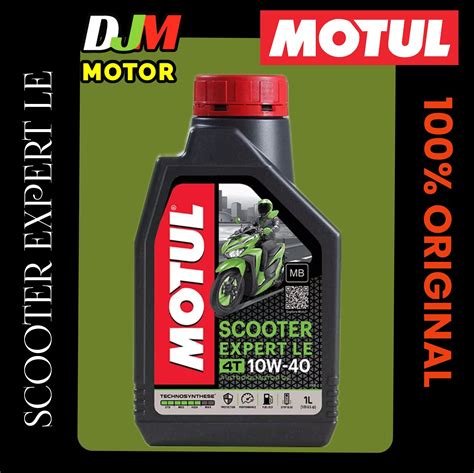 Oli Matic Motul Scooter Expert Le W L Barang Ori For All Matic