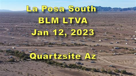 January 2023 Birds Eye View La Posa South LTVA Week Before Pow Wow