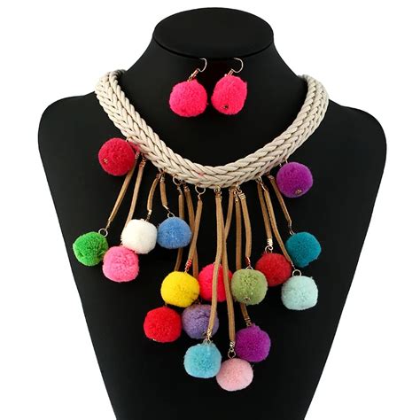 Buy Ethnic Colorful Multi Color Jewelry Sets Big