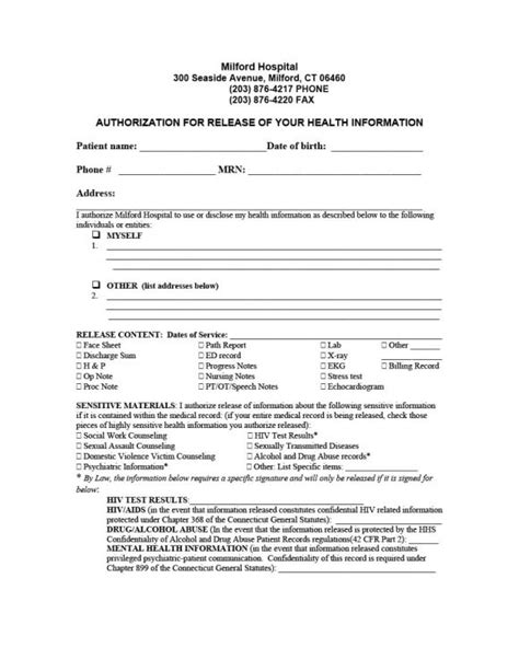 Printable X Ray Release Form Does Signing A Consent Form Mean You