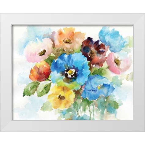 Nan X White Modern Wood Framed Museum Art Print Titled Color