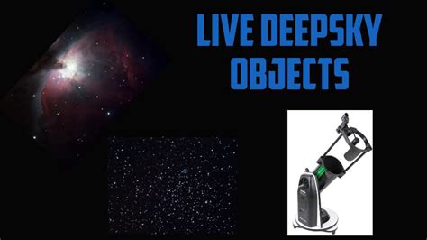 Live Deepsky Objects From My Telescope Skywatcher Virtuoso Gti Youtube