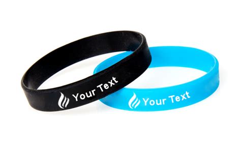 Customised Silicone Wrist Bands Rubber Wrist Brand Printing In India