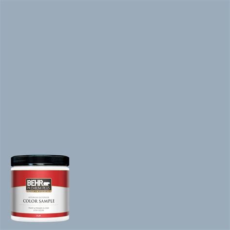 Behr Premium Plus 8 Oz 570f 4 Blue Willow Flat Interiorexterior