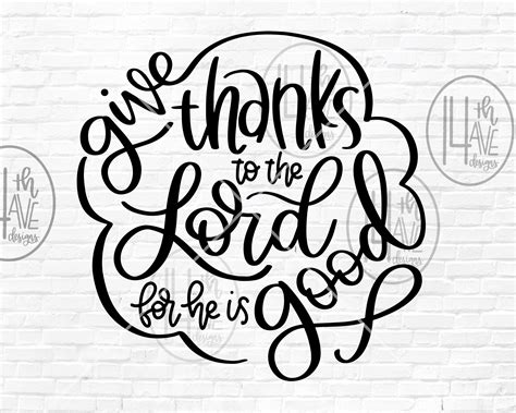 Give Thanks To The Lord Clip Art