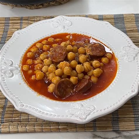 Garbanzos Con Chorizo Receta F Cil Y R Pida Cocina