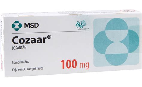 Cozaar Losartan 100 Mg 30 Tabs Mexican Online Pharmacy Mexico