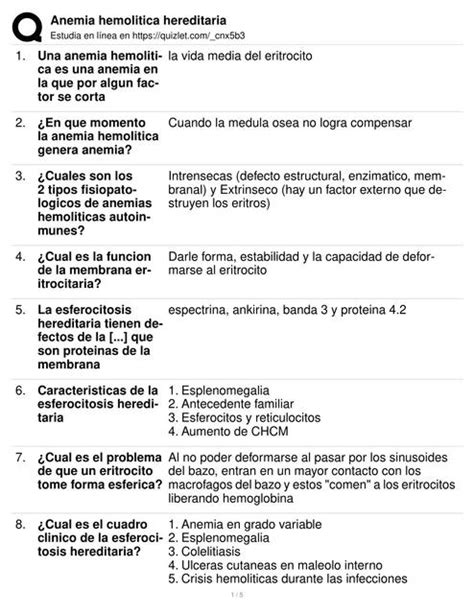 Anemia Hemolitica Hereditaria Alva Voss UDocz