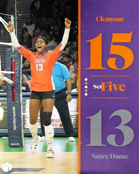 Tigers Take Down the Irish in Volleyball – Clemson Sports News