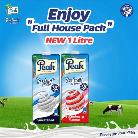 Peak Yoghurt Drink Introduces 1 Litre Full House Pack” Food Nigeria
