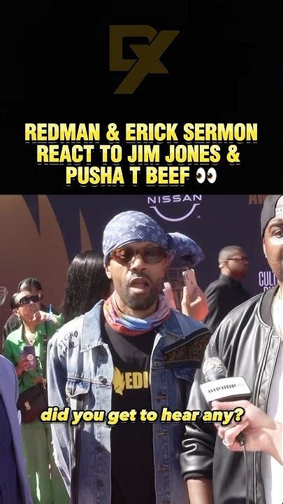 Redman And Erick Sermon React To Pusha T Vs Jim Jones 👀 Youtube