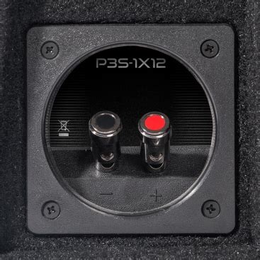 P3S 1X12 Rockford Fosgate Punch Single P3 S 12 Shallow Loaded Enclosure