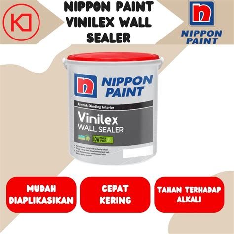 Jual Nippon Vinilex Wall Sealer Cat Dasar Tembok Interior Galon 5Kg