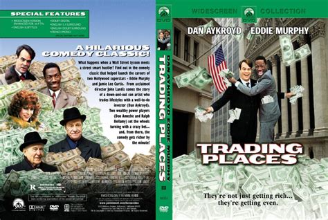 Trading Places (1983) WS R1 - Movie DVD - CD Label, DVD Cover, Front Cover