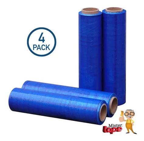 Mr Tape Emplaye Pl Stico Film X X Rollos Azul