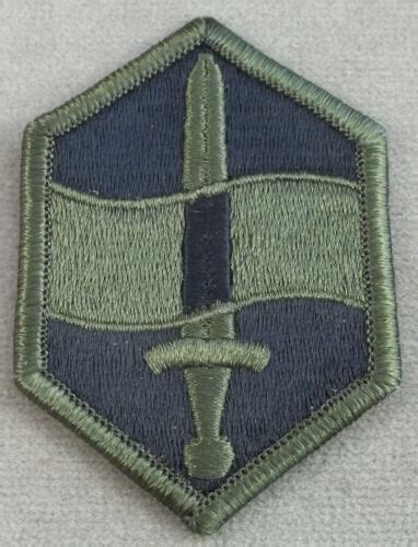 Us Army Th Chemical Brigade Subdued Merrowed Edge Patch Ebay