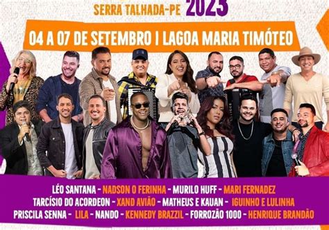 Prefeitura De Serra Talhada Divulga Cach S Dos Artistas Da Festa De