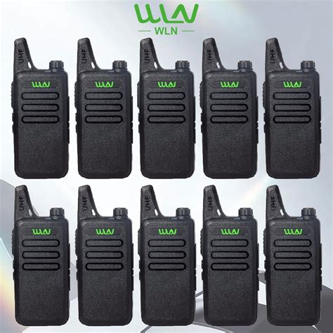 Wln Kd C T Set Of W Mini Pocket Size Portable Two Way Radio C Type