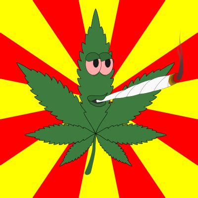 Animated Marijuana Leaf - Openclipart