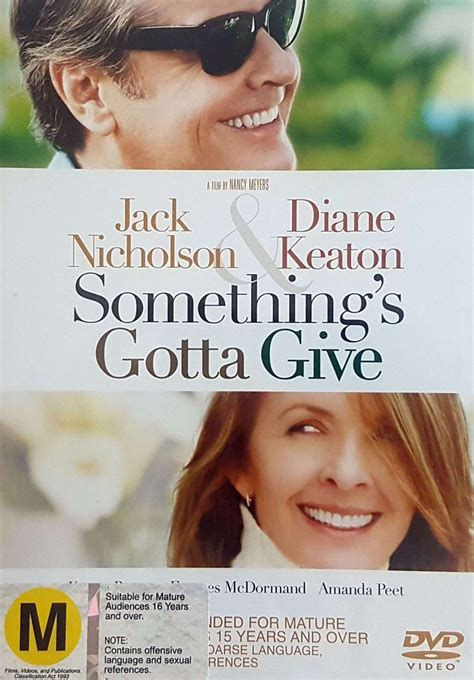 Somethings Gotta Give Dvd