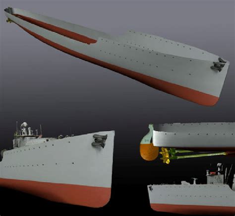 Photorealistic texture mapping of bow and forecastle deck. | Download Scientific Diagram