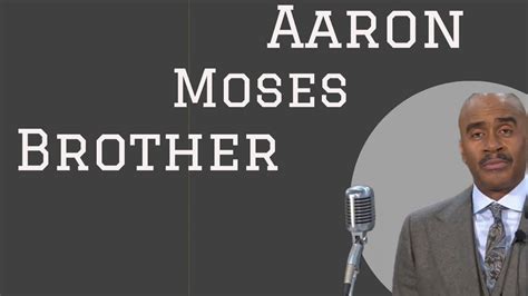 Aaron Moses Brother Pastor Gino Jennings Youtube