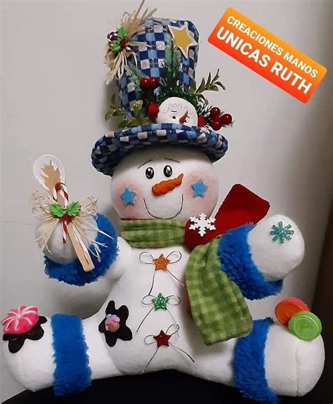 Pin De ATENAS ATENAS Em CUADERNO Enfeites Natalinos Boneco De Neve