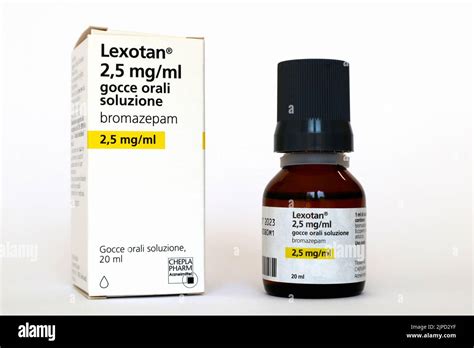 LEXOTAN Bromazepam A Benzodiazepine Medicine Medication Used To Treat