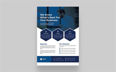 Business Corporate Flyer Poster Design Template