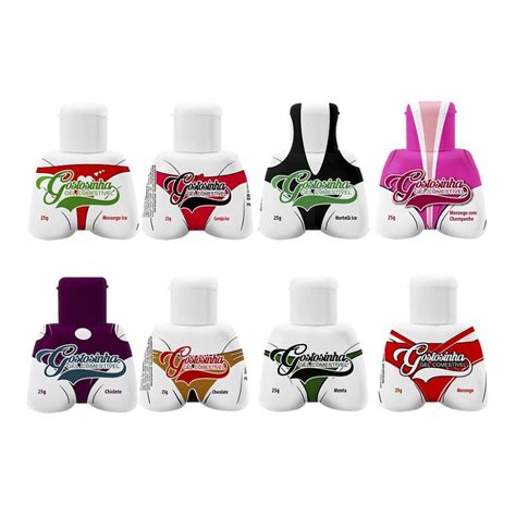 KIT 10 Gel Comestível Para Sexo Oral Gostosinha Hot 25g Pepper Blend SABORES VARIADOS Shopee