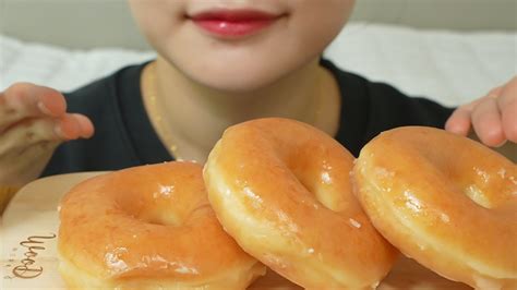 크리스피 도넛 먹방 ASMR Crispy Doughnut MUKBANG ASMR YouTube