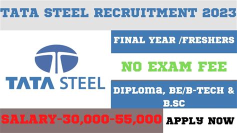 Tata Steel Recruitment Tata Steel Jet Tata Steel Junior