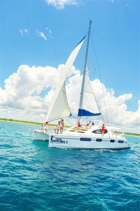 Riviera Maya Luxe Catamaran Zeiltocht Met Lunch GetYourGuide