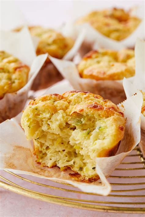 Savory Zucchini And Cheese Muffins Gemmas Bigger Bolder Baking